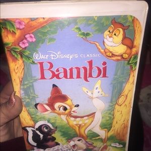 Bambi black diamond Disney VHS tape